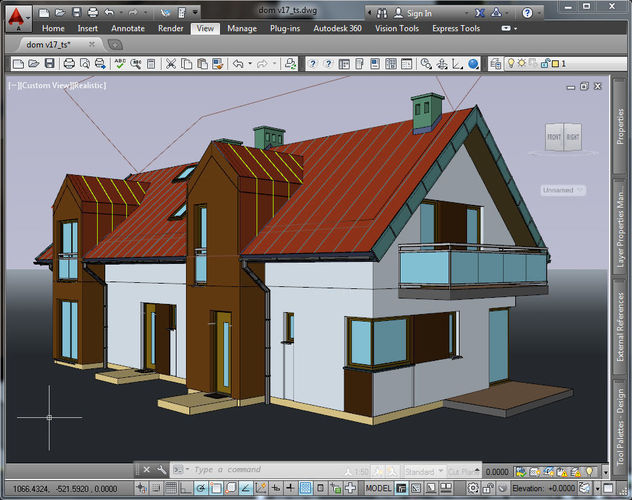 autocad 3d house design tutorial pdf