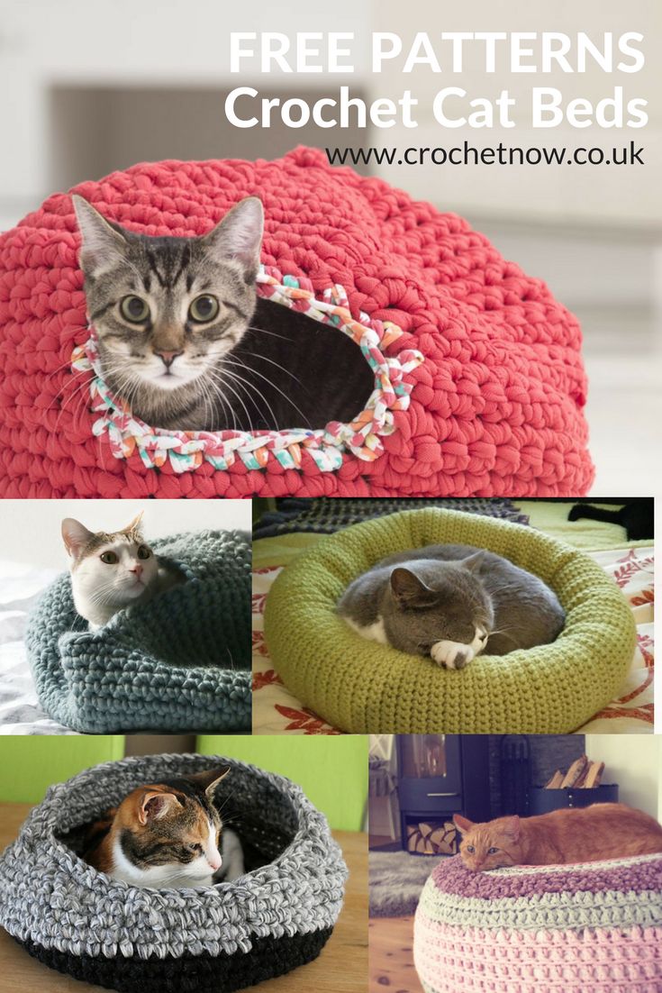 crochet cat bed tutorial