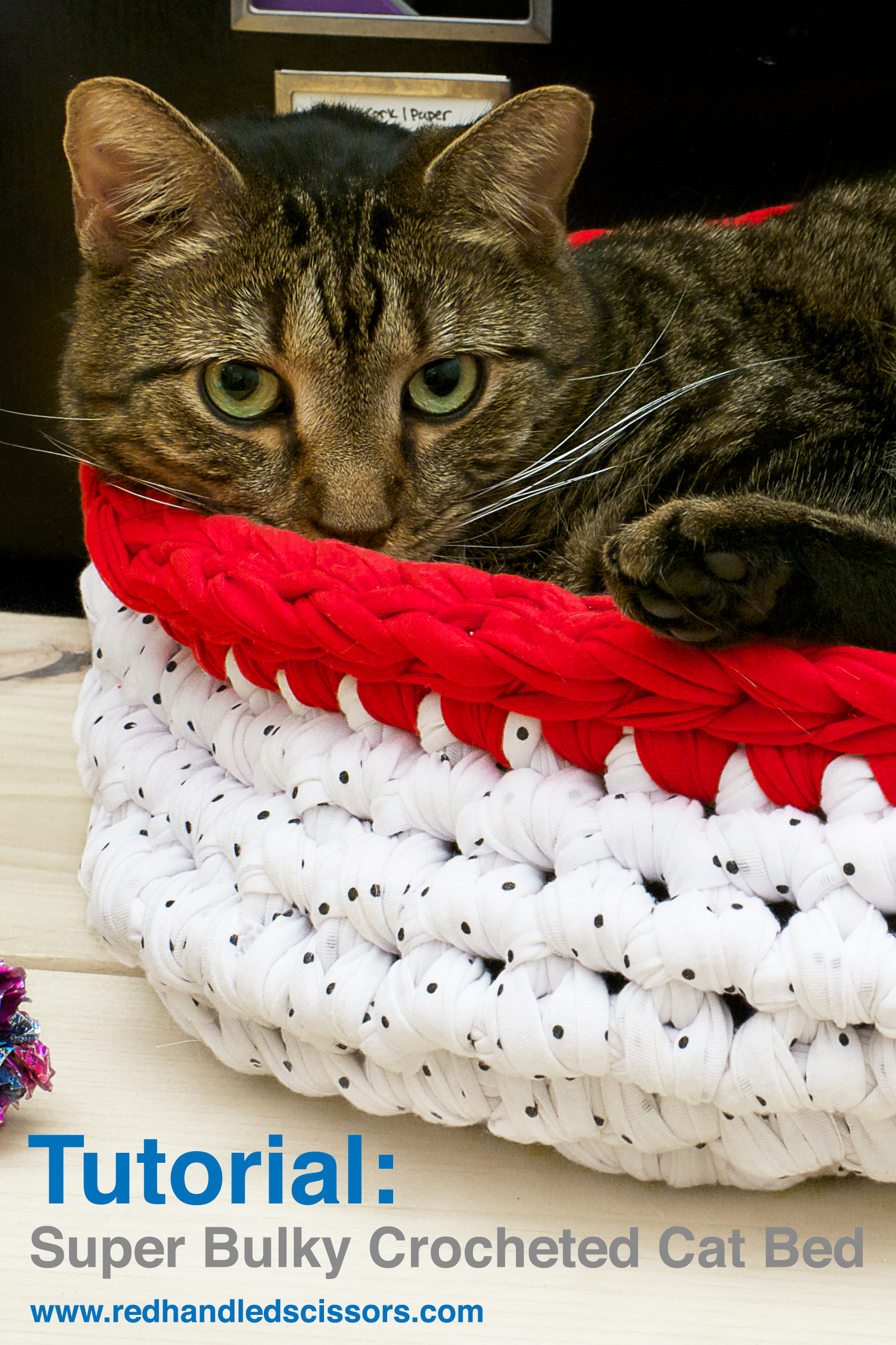 crochet cat bed tutorial