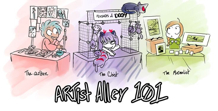 artist alley display tutorial