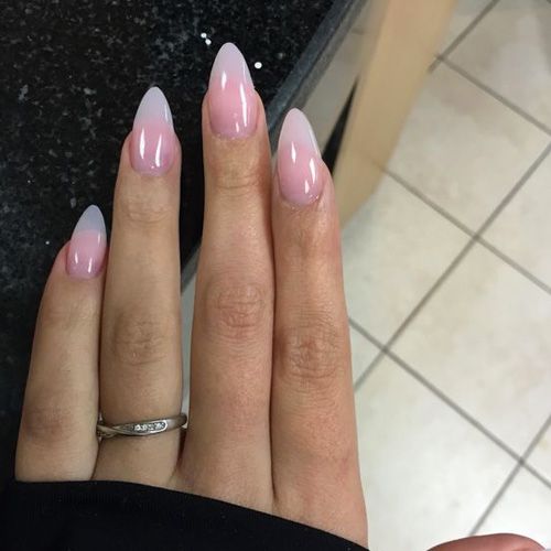 oval acrylic nails tutorial