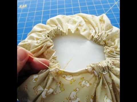 round pillow cover tutorial