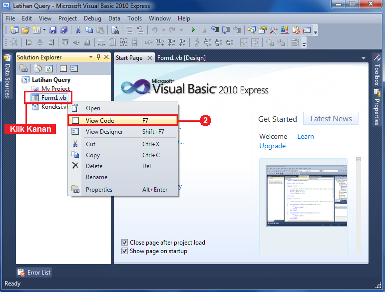 visual basic access database tutorial